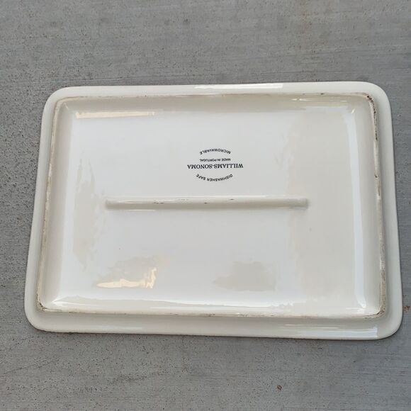 Williams Sonoma Stoneware Enamel Finish Made Portugal Cheese Charcuterie Board - Picture 4 of 4